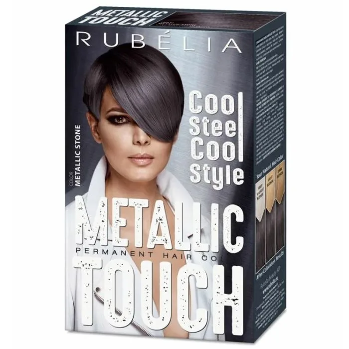RUBELLA METALLIC JUUKSEVÄRV METALLIC STONE (METALLIST KIVI) 100 ML