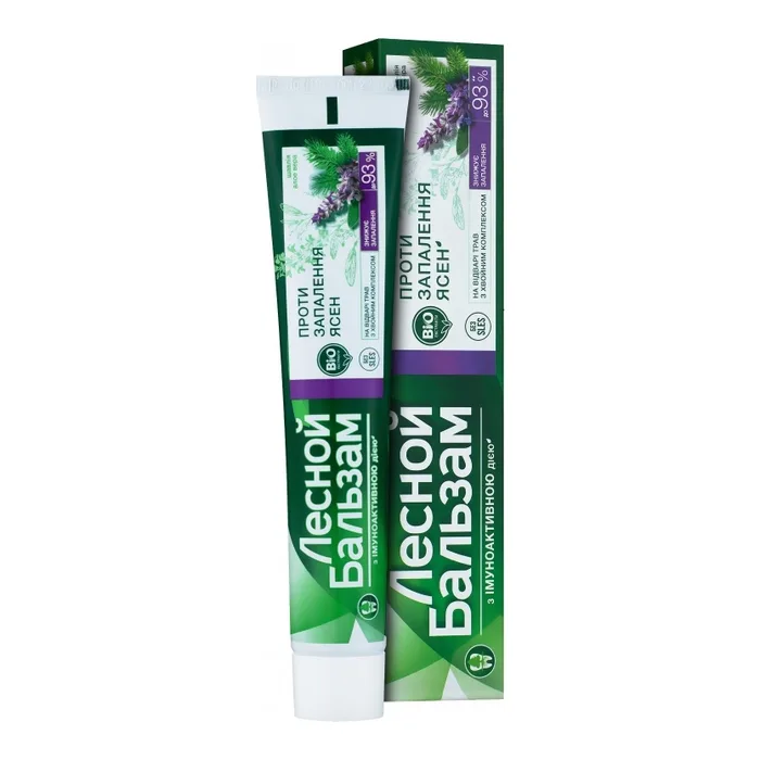 Toothpaste "Forest Balm" for Gum Inflammation, 75 ml.