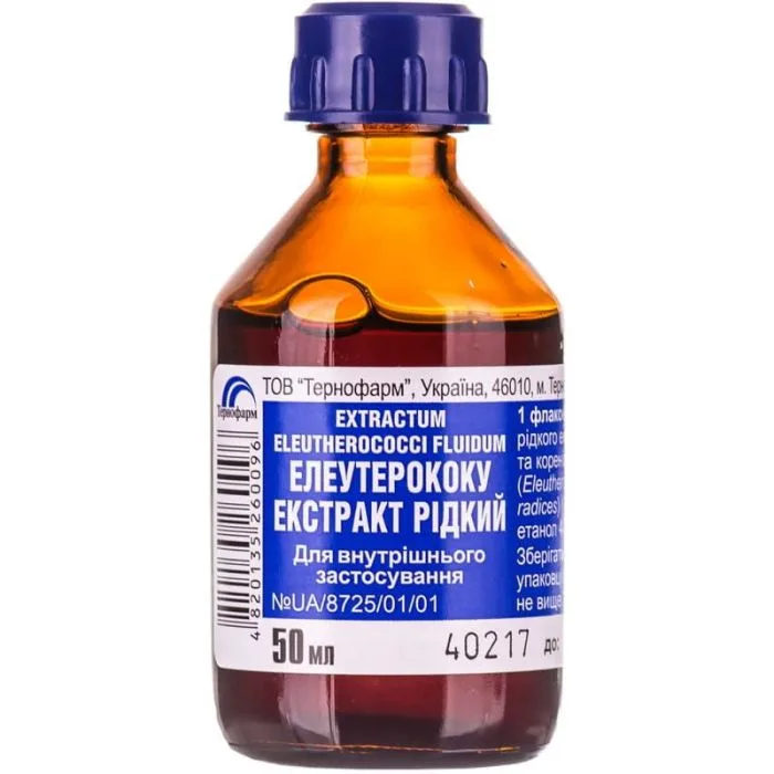 Eleutherococcus extract 50 ml - Ternofarm