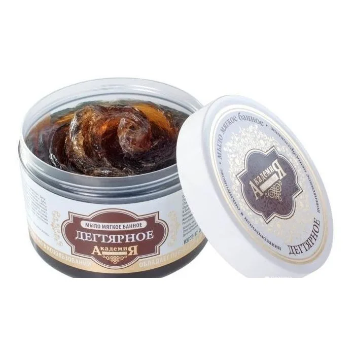 Academy of Nature Soft. bath soap Tar, 500 g
