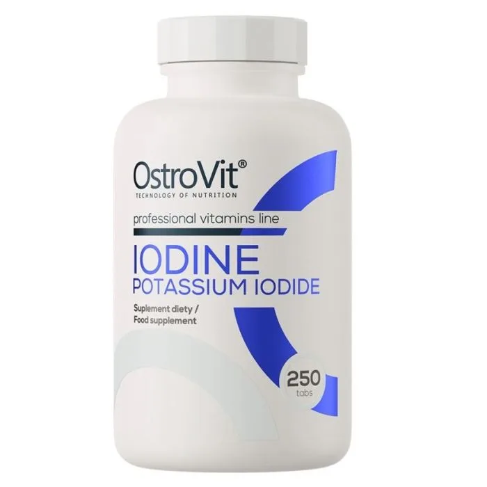 Iodine (Potassium Iodide) dietary supplement, 250 tablets – OstroVit