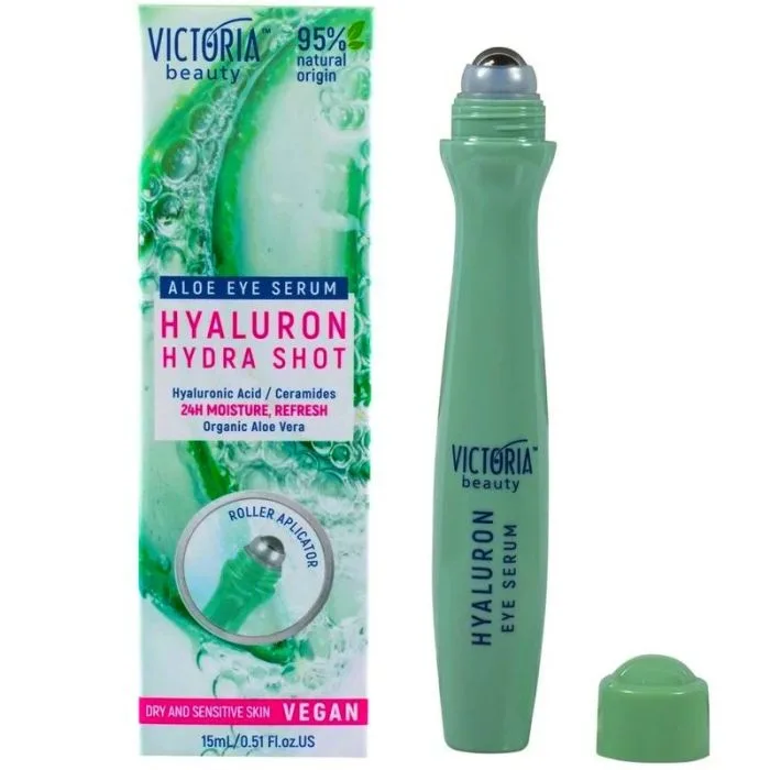 "VictoriaBeauty" RULL-SILMASEERUM ALOE JA HÜALUROONHAPPE, 15 мл