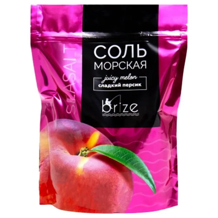 Bath Sea Salt "Sweet Peach," 1100 g  BRIZE
