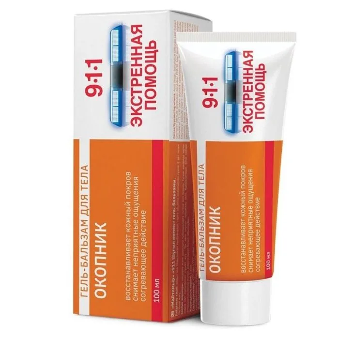 911 VEREMEROHI GEL-BALM FOR THE BODY AMBULANCE 100ML MIRROLLA (okopnik)
