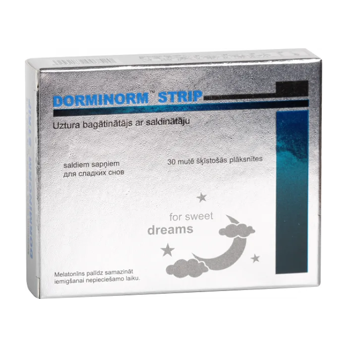 DORMINORM STRIP SUUS SULAVAD PLAADID UNEKS N30 - Unifarma