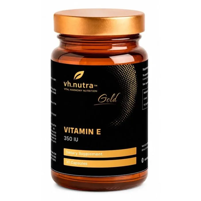 "VH.NUTRA" Gold Vitamin E 350 IU kapslid N30