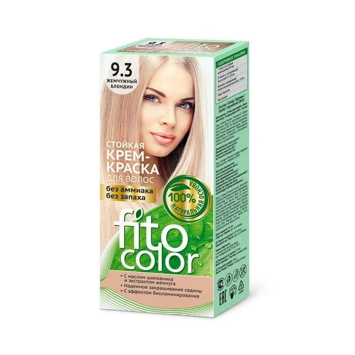 Cream hair color 9.3 Blonde - Fitocolor