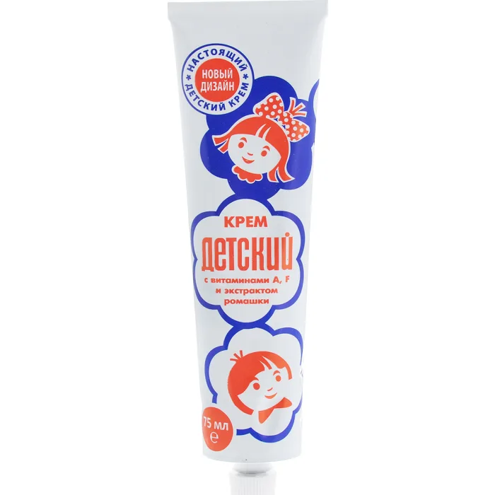 Children's cream in a tube of 75 ml