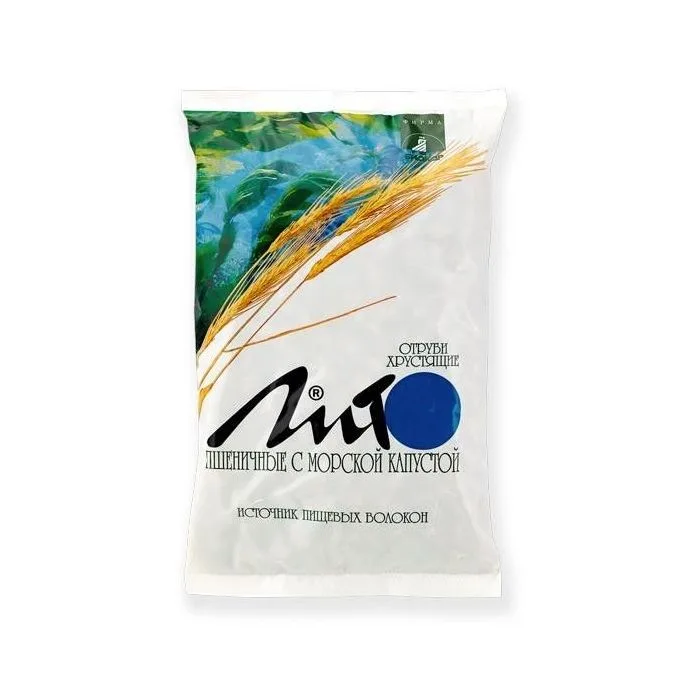 Crunchy Wheat Bran with Seaweed 200 g - LITO