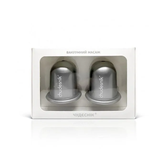 body massage tools BMP-35 (silver), 2 pcs-CHUDESNIK