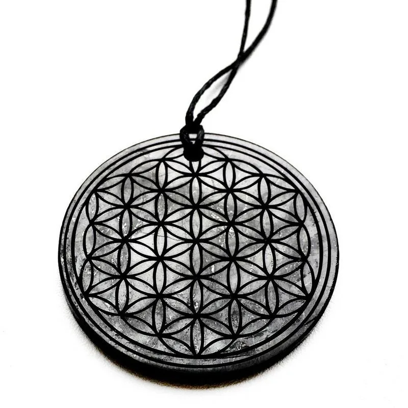 Ripats "Ring" šungiidist graveeringuga "Elulill" 40 mm