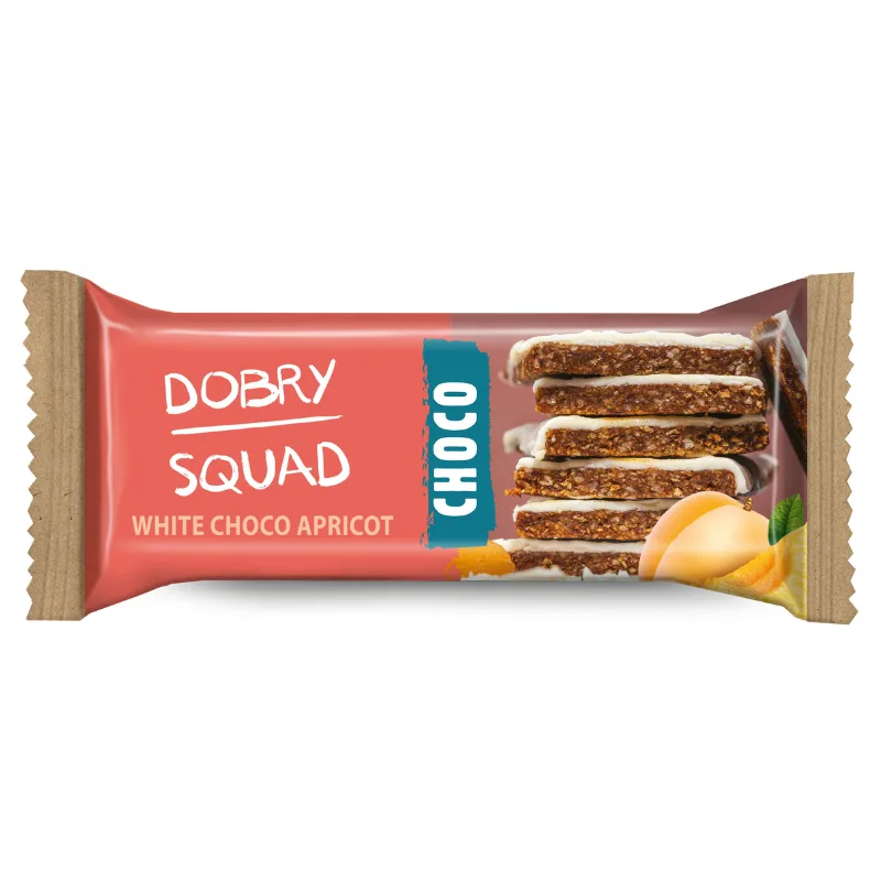 Batoon "CHOCO" Valge aprikoos 50g
