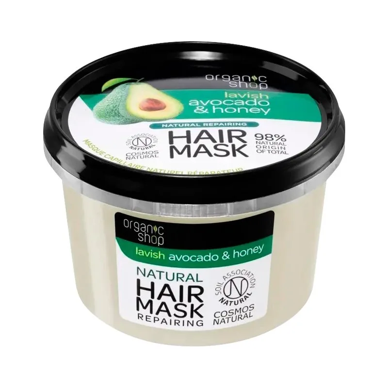 "Organic Shop" juuksemask avokaado ja mesi 250 ml - Natura Siberica.