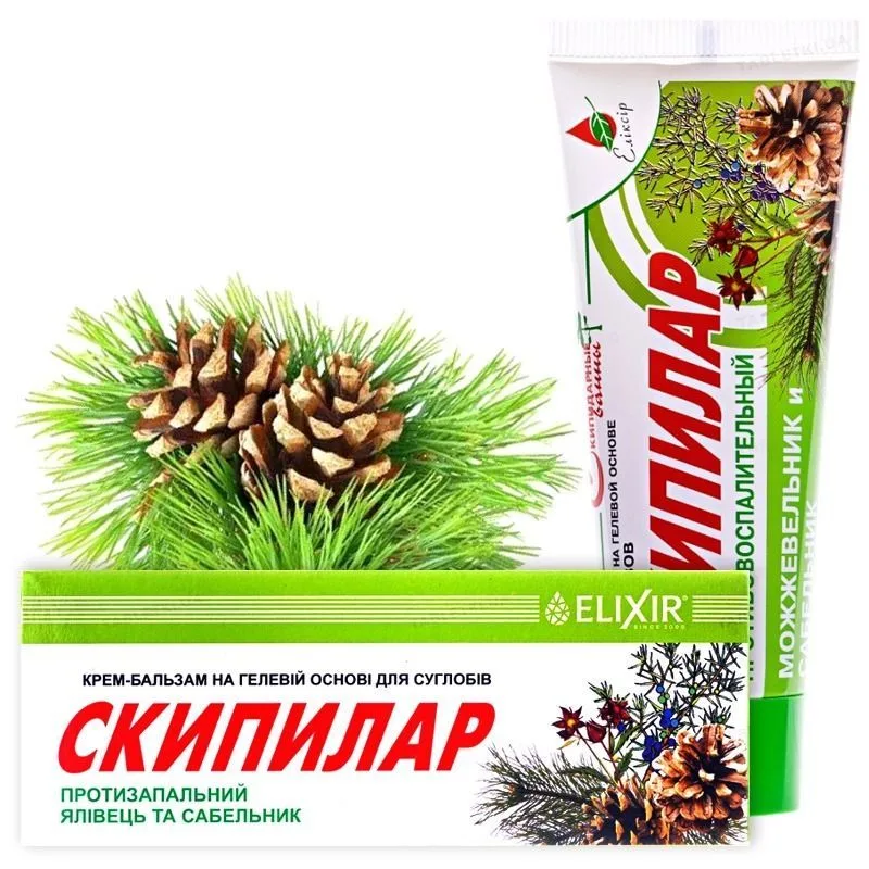 "ELIXIR" Geelipõhine kreem-palsam liigestele "Skipilar", 75 ml 