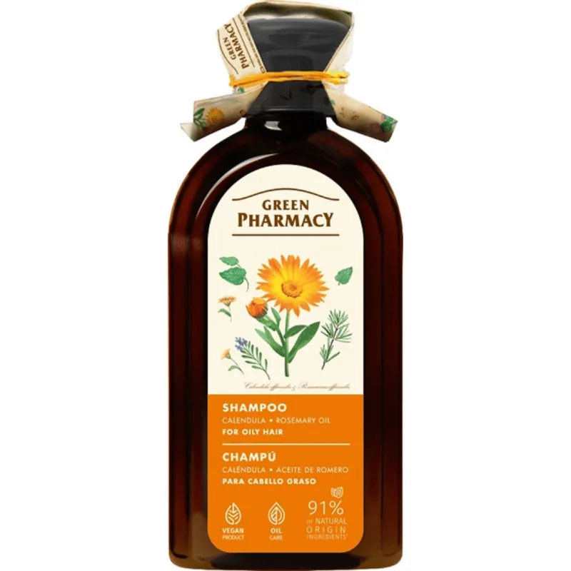Šampūnas su medetkomis ir rozmarinų aliejumi 350 ml - Green Pharmacy