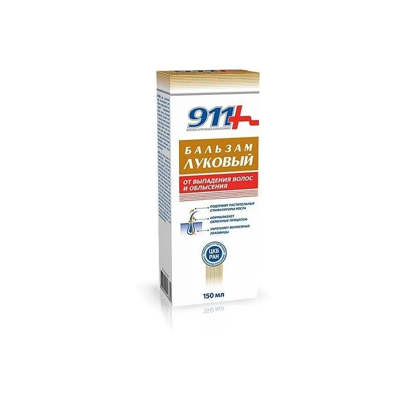 911 PALSAM SIBULA JUUSTELE VÄLJALANGEMISE JA KIILASPÄISUSE VASTU 150ML