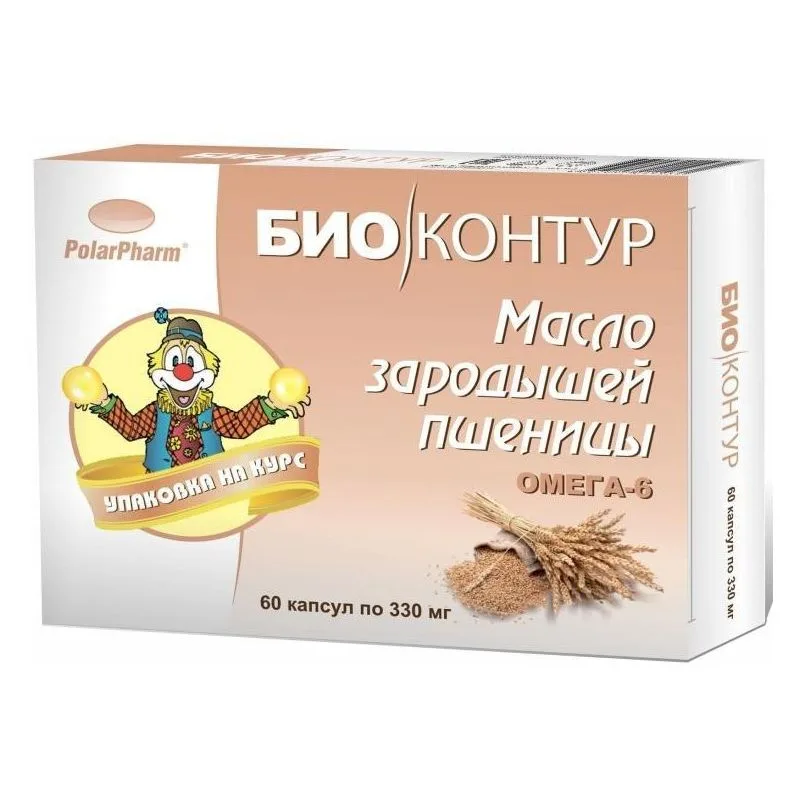 BIOKONTUR NISUIDU ÕLI OOMEGA-6 KAPSLID N60