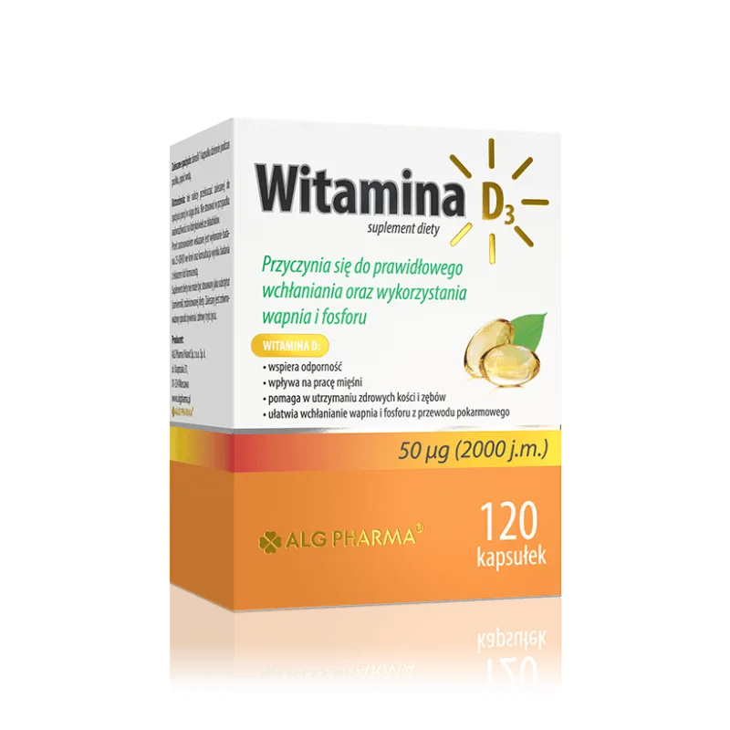 KAPLSID D3-VITAMIIN 50µg (2000 j.m.) N120- ALG PHARMA