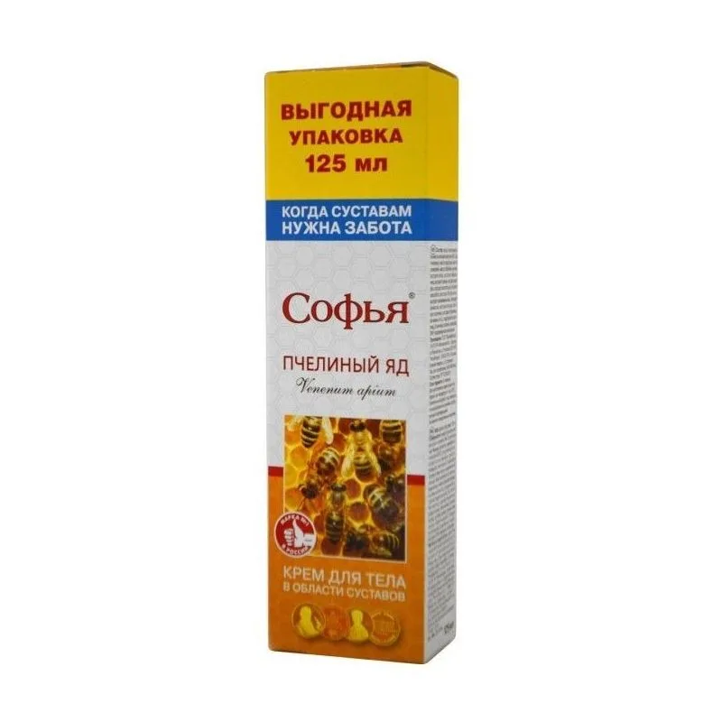 Sofja Mesilasmürgiga kehakreem liigestele 125ml(KorolevFarm)