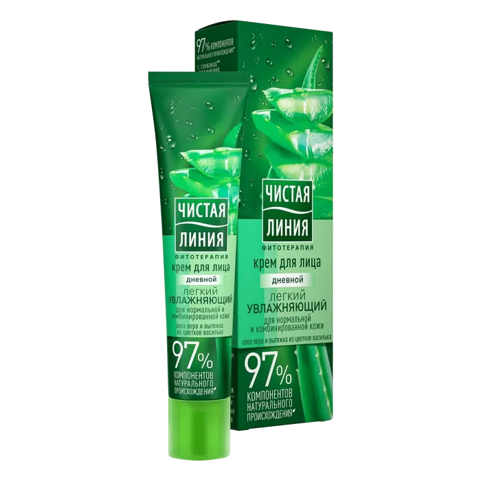 TL PÄEVANE NIISUTAV NÄOKREEM NORMAALSELE JA KOMBINEERITUD NAHALE ALOE VERA JA RUKKILILLEGA 40ML - Ju