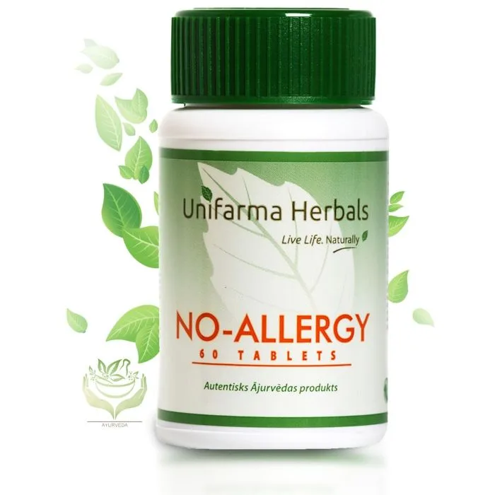 UNIFARMA HERBALS NO-ALLERGY TABLETID N60