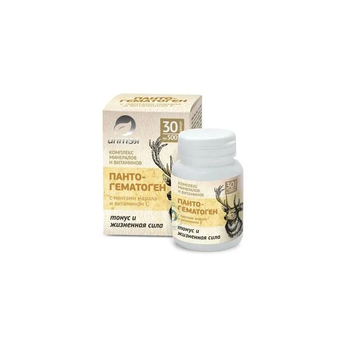 Pantohematogeeni hirvensarvilla №30 500 mg
