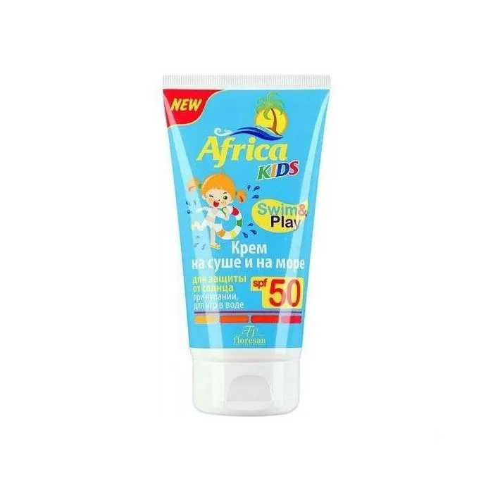 Крем для защиты от солнца Africa Kids SPF50 для детей 150мл
