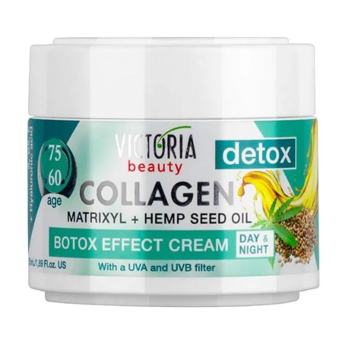 Kollageeni Botox Matryxilin ja hamppuöljyn kanssa 60-75 vuotta 50 ml - Victoria Beauty
