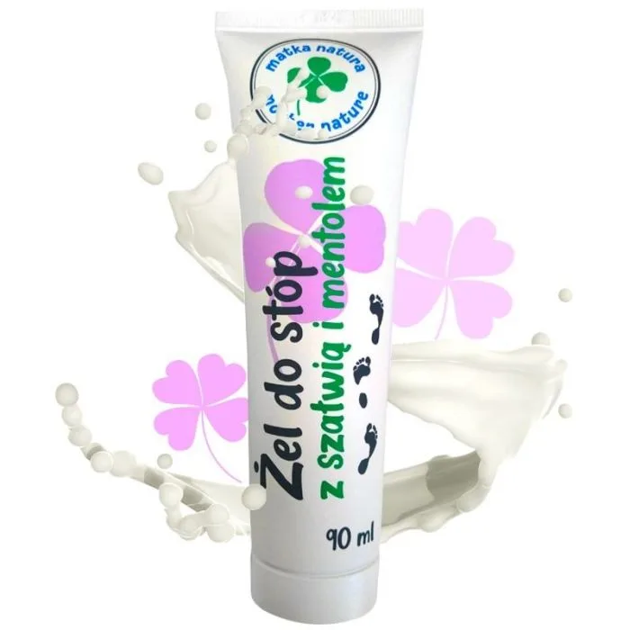Salviaa ja mentolia sisältävä jalkageeli, 90 ml. Matka Natura