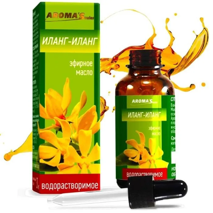 "AromaSaules" Vees lahustuv eeterlik õli "Ylang-ylang" , 30 ml.