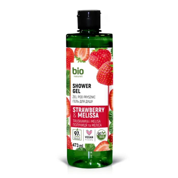 "Bio Naturell" Dušigeel "Maasikas ja Meliss", 473 ml