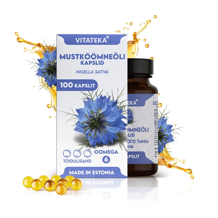 "VITATEKA" Mustköömneõli kapslid 300mg