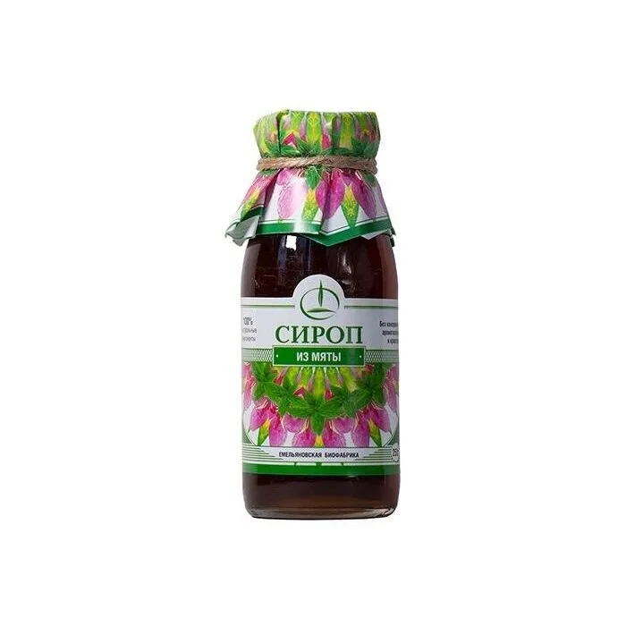 SIIRUP PIPARMÜNDI 250G - Emeljanovskaja Biofabrika