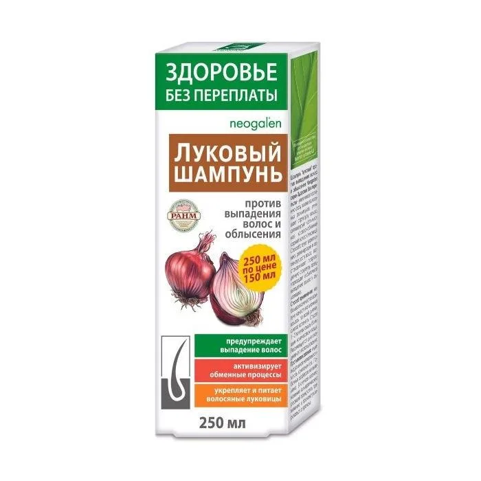 Sibula shampoon juuste väljalangemise ja kiilaspäisuse vastu 250ml - Fora Farm RU