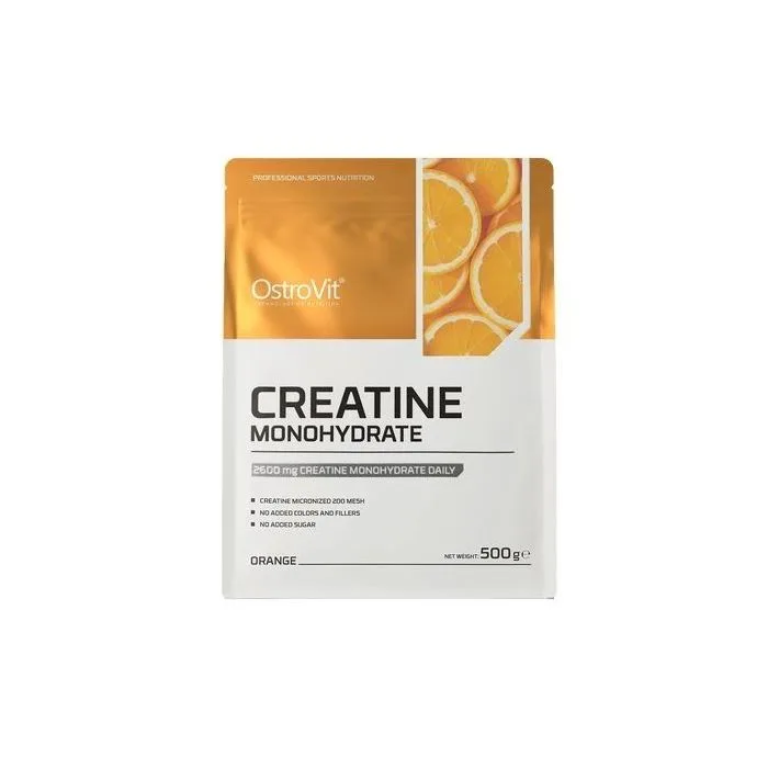 Kreatiinimonohydraatti, 500 g, appelsiini – OstroVit