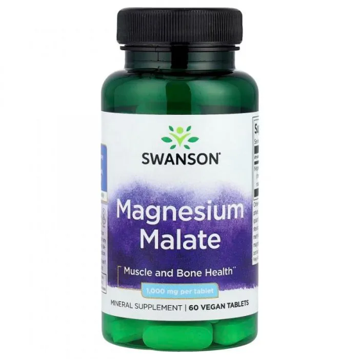 "SWANSON" Magnesium Malate 1000 mg tabletid, N60