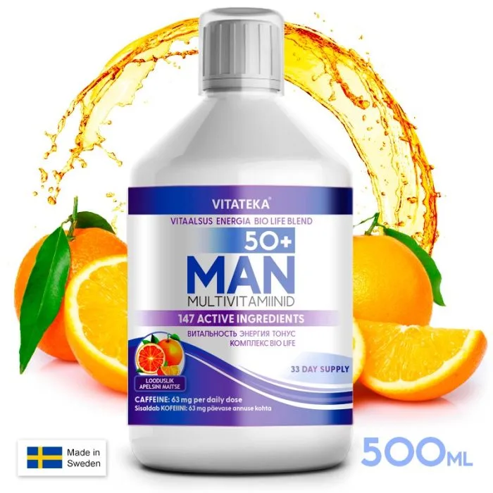 "VITATEKA" MULTIVITAMIINID MAN 50+