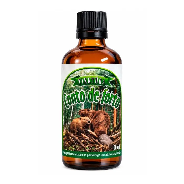 Männyn- ja koivunsilmujen tinktuura, 100 ml - FONTE DE FORZA