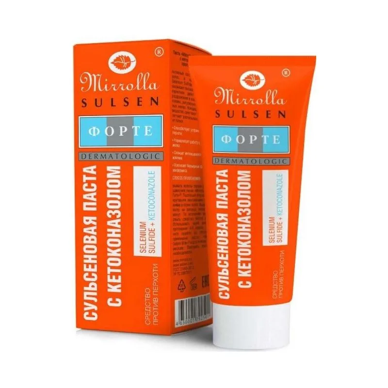 Sulsen forte pasta ketokonasooliga. 2% 75 ml