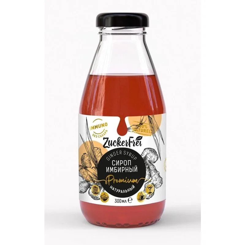 ZuckerFrei INGVERI SIIRUP PREMIUM 300ML - TERRA