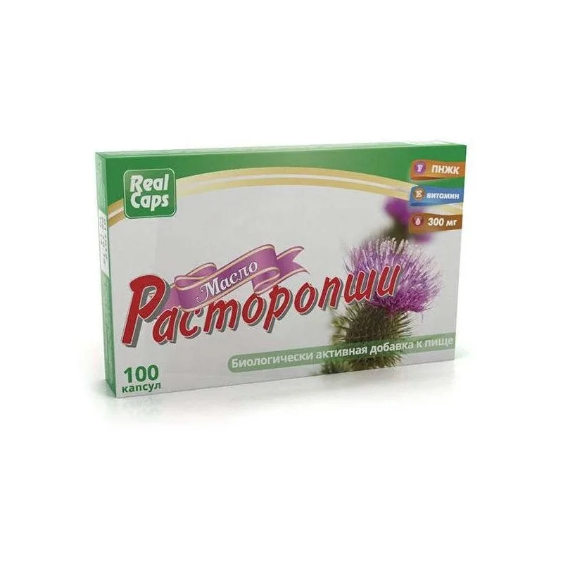 MAARJAOHAKAÕLI KAPSLID 300MG N100 - REALCAPS (Rastoropsha)( расторопша)