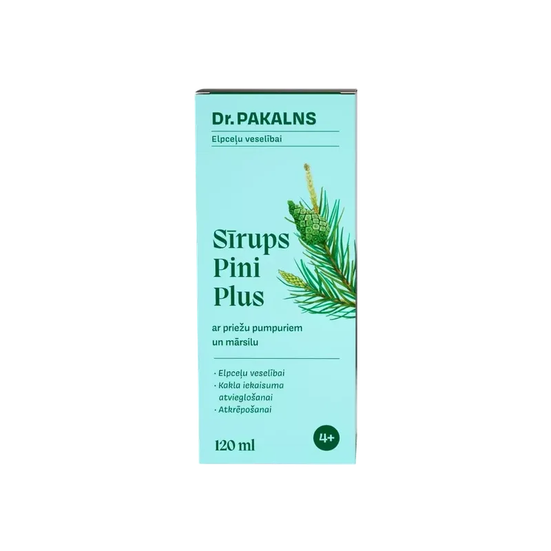 Pini Plus siirup, 120 ml - Dr. Pakalns