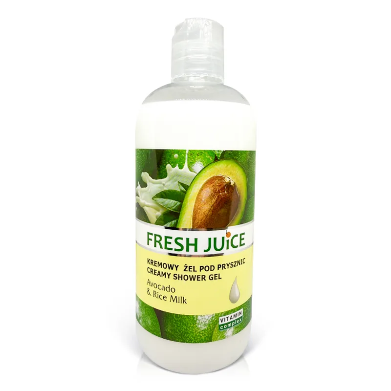 "FJ" Dušigeel avokaado ja riisipiimaga, 500 ml