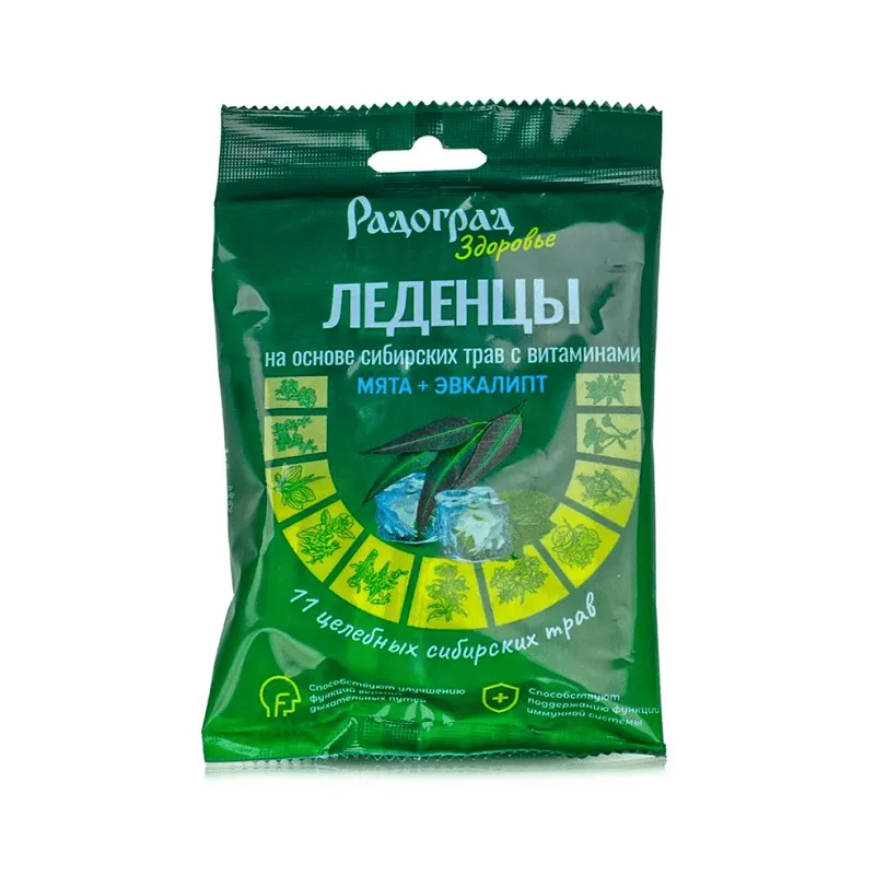 Herbal Lozenges Mint & Eucalyptus No.15 - Radograd