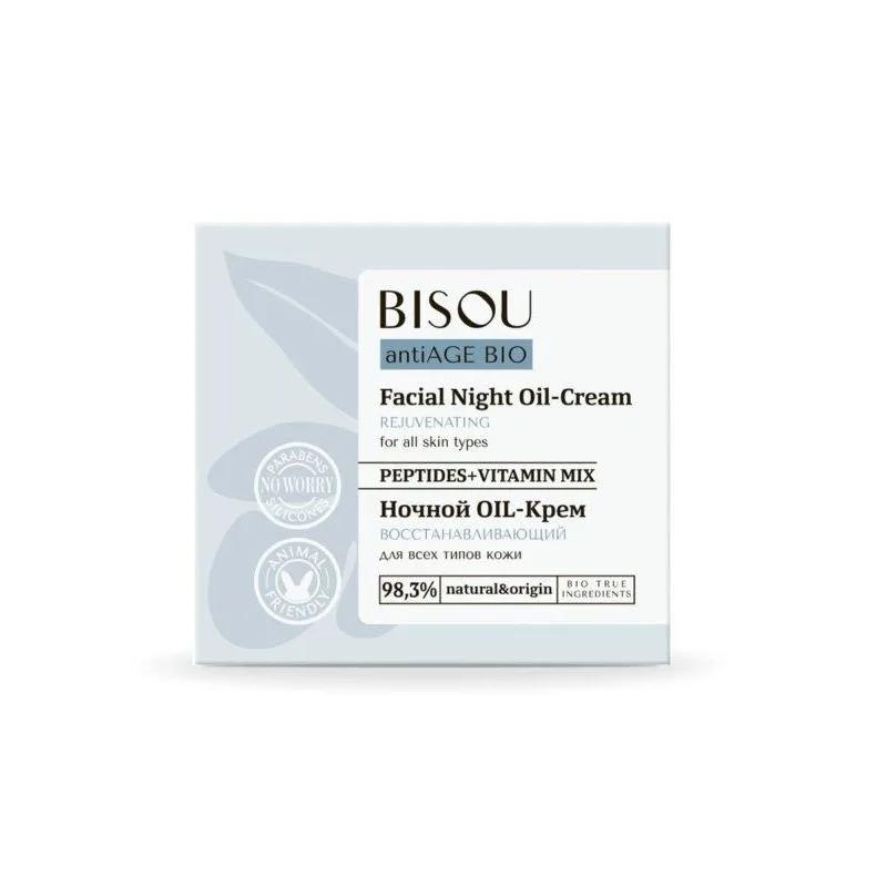 BISOU ÖINE TAASTAV OIL-NÄOKREEM KÕIGILE NAHATÜÜPIDELE 50ML