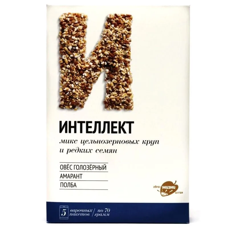 KAERA, AMARANDI JA POLBNISU TERAVILJASEGU “ INTELLEKT “ 350 GR. / 5 TK.