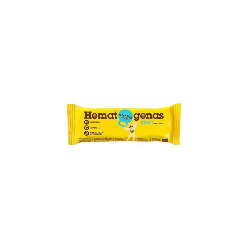 Toffee Bar - Hematogen with Flax Seeds, 50 g - Mogemas Uab
