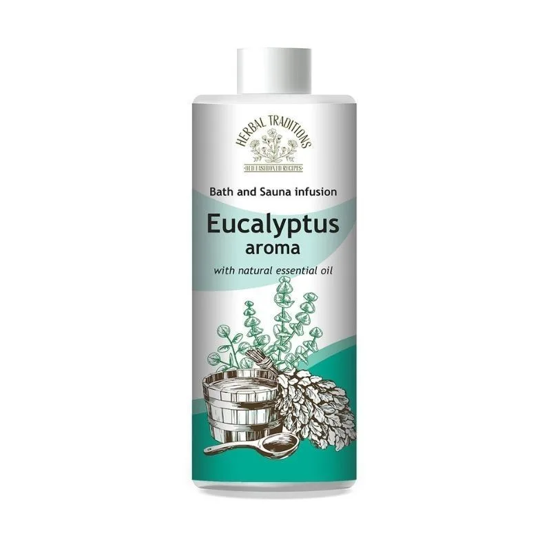 Eucalyptus Aroma, aromatic bath and sauna infusion 500 ml - Herbal Traditions
