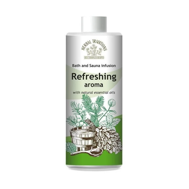 Bath & Sauna Infusion REFRESHING, 500 ml - Herbal Traditions