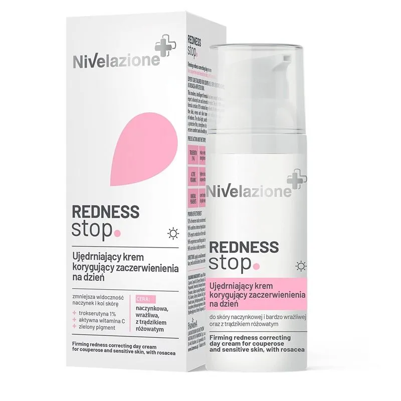 Restoring day face cream against redness, 50 ml - Nivelazione